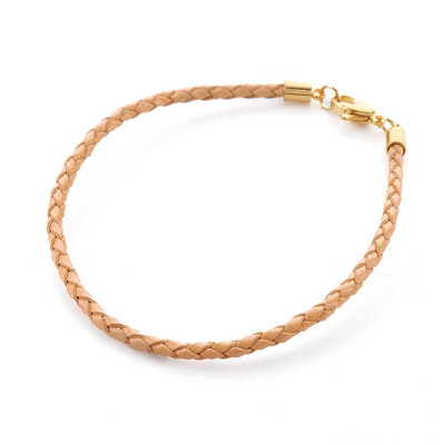 Braided Leather Cord Bracelet Making with 304 Stainless Steel Lobster Claw Clasps Golden SandyBrown 8-38"214cm 3mm
Braided Leather Cord Bracelet Making with 304 Stainless Steel Lobster Claw Clasps Golden SandyBrown 8-38"214cm 3mm