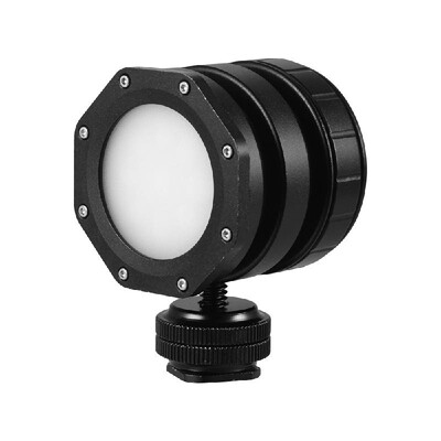 Dimmable Waterproof Dimmable Mini LED Video Light Diving Light Fill-in Lamp 5600K CRI 95 Underwater 3meters 120° Wide Beam Angle
Dimmable Waterproof Dimmable Mini LED Video Light Diving Light Fill-in Lamp 5600K CRI 95 Underwater 3meters 120° Wide Beam Angle