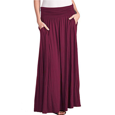 Roseonmyhand Women Daily Summer Bohemia High Waist Soild Pocket Beach Wrap Maxi Long Skirt
Roseonmyhand Women Daily Summer Bohemia High Waist Soild Pocket Beach Wrap Maxi Long Skirt