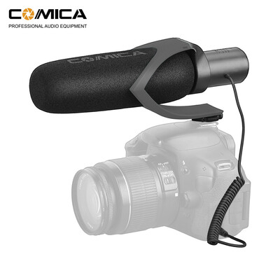 CoMica CVM-V30 PRO Super-Cardioid Directional Condenser Shotgun Video Microphone Interview Mic with Wind Muff 35mm Interface Prof
CoMica CVM-V30 PRO Super-Cardioid Directional Condenser Shotgun Video Microphone Interview Mic with Wind Muff 35mm Interface Prof