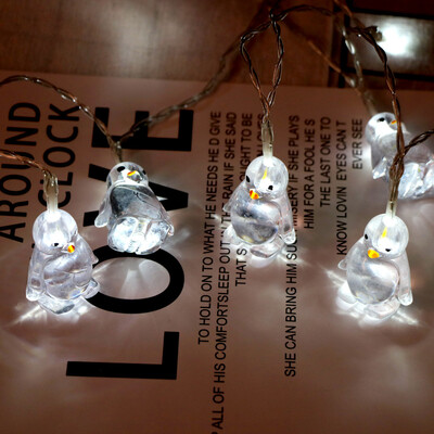 Gobestart Penguin Animal Shape String Lights 10 LED 165M