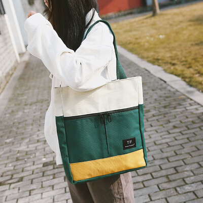 Ins super fire bag female 2019 new wave Korean version of the student canvas bag female shoulder bag hit color portable shopping bag
Ins super fire bag female 2019 new wave Korean version of the student canvas bag female shoulder bag hit color portable shopping bag