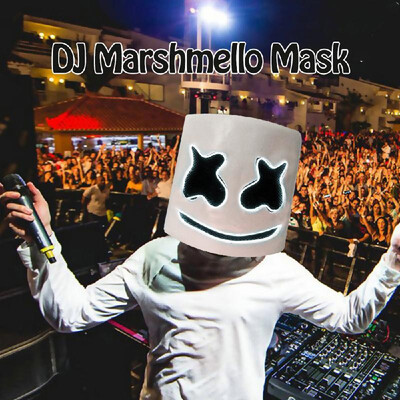 LED DJ Marshmello Helmet Music Festival Light Up Marshmallow Mask Halloween Novelty Costume Party Latex Mask
LED DJ Marshmello Helmet Music Festival Light Up Marshmallow Mask Halloween Novelty Costume Party Latex Mask