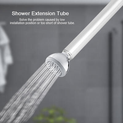 Greensen 4inch Stainless Steel Shower Extension Round Tube with Chrome Plating for Bathroom Accessory
Greensen 4inch Stainless Steel Shower Extension Round Tube with Chrome Plating for Bathroom Accessory