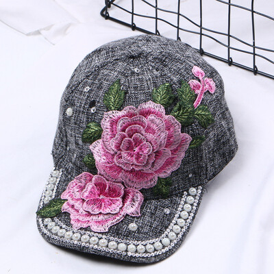 Taobao Korean Hat Womens flower stick drill embroidery cap summer sun hat baseball cap all kinds of bent brim hat trend
Taobao Korean Hat Womens flower stick drill embroidery cap summer sun hat baseball cap all kinds of bent brim hat trend