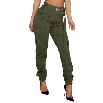 Casual Women Cargo Pants Solid Color High Waist Functional Pockets Punk Harem Capri Trousers Joggers Streetwear
Casual Women Cargo Pants Solid Color High Waist Functional Pockets Punk Harem Capri Trousers Joggers Streetwear