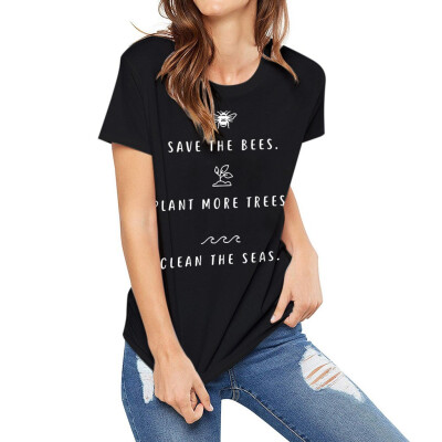 Starmoon Womens Short Sleeve Casual Comfort Letter Print Tops T-shirt Loose Blouse
Starmoon Womens Short Sleeve Casual Comfort Letter Print Tops T-shirt Loose Blouse