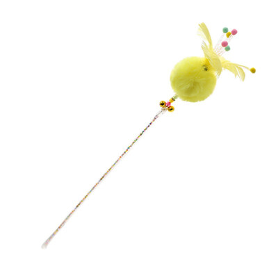 Pet Toy Teaser And Exerciser Wand With Furry Ball For Cat And Kitten Interactive Fishing Stick With Bell
Pet Toy Teaser And Exerciser Wand With Furry Ball For Cat And Kitten Interactive Fishing Stick With Bell