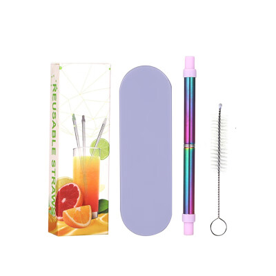 Portable Drinking Straws Stainless Steel Metal Straw With Silicone Tip Storage Case Bar Party
Portable Drinking Straws Stainless Steel Metal Straw With Silicone Tip Storage Case Bar Party