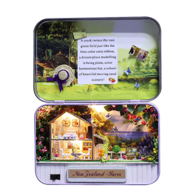 Gotoamei DIY Miniature House Furniture LED Box Theatre Decorate Creative Christmas Gifts
Gotoamei DIY Miniature House Furniture LED Box Theatre Decorate Creative Christmas Gifts