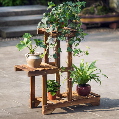 Greensen 3 Tier Carbonized Wooden Plant Display Stand Flower Pot Shelf Balcony Garden Holder Rack
Greensen 3 Tier Carbonized Wooden Plant Display Stand Flower Pot Shelf Balcony Garden Holder Rack