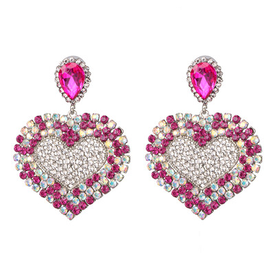JURAN Vintage Boho Statement Crystal Heart Drop Earrings Ethnic Antique Heart-shaped Jewelry Birdal Wedding Party Accessories
JURAN Vintage Boho Statement Crystal Heart Drop Earrings Ethnic Antique Heart-shaped Jewelry Birdal Wedding Party Accessories
