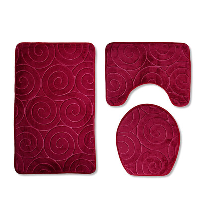 Gobestart 3pc Bathroom Set Rug Contour Mat Toilet Lid Cover Plain Solid Color Bathmats
Gobestart 3pc Bathroom Set Rug Contour Mat Toilet Lid Cover Plain Solid Color Bathmats