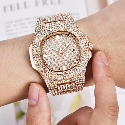 New Arrival Women Luxury Watch Stainless Steel Quartz Wristwatch Lady Bling Crystal Diamond Watches For Woman Clock Relogio
New Arrival Women Luxury Watch Stainless Steel Quartz Wristwatch Lady Bling Crystal Diamond Watches For Woman Clock Relogio