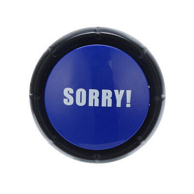 Tailored No Button Gag Sound Button Toy Prank Event Party Tool