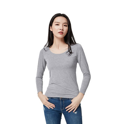 Autumn Spring Cotton Padded Thermal Top Women Cup inside Soft Cozy Basic Underwear Tops Female Long Sleeve Warm Night Wear 2018
Autumn Spring Cotton Padded Thermal Top Women Cup inside Soft Cozy Basic Underwear Tops Female Long Sleeve Warm Night Wear 2018