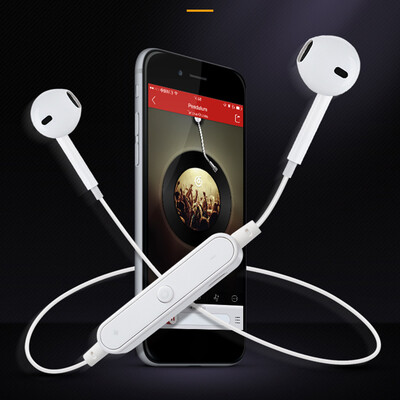 S6 Bluetooth 41 Headphone In-ear Sports Music Headset Built-in Microphone Volume Control for iPhone X 8S 8 Smart Phones Other Blu
S6 Bluetooth 41 Headphone In-ear Sports Music Headset Built-in Microphone Volume Control for iPhone X 8S 8 Smart Phones Other Blu