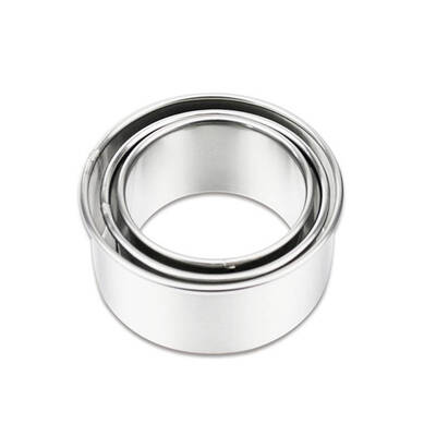 3pcs Stainless Steel Dumpling Skin Maker Mold Round Jiaozi Cutter Pie Mould Kitchen Pastry Tool
3pcs Stainless Steel Dumpling Skin Maker Mold Round Jiaozi Cutter Pie Mould Kitchen Pastry Tool