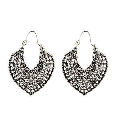 New Hollow Out Double Sides Tibetan Silver Color Hoop Fashion Vintage Earrings For Women Jewelry
New Hollow Out Double Sides Tibetan Silver Color Hoop Fashion Vintage Earrings For Women Jewelry