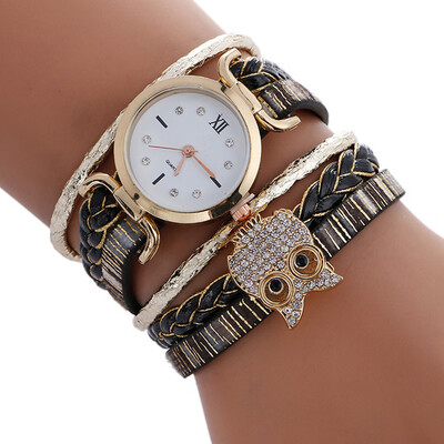 Women Brand Duoya Creative Owl Wrist Bracelet Vintage Handmade Braided Luxury Quartz Ladies Wrist Watch
Women Brand Duoya Creative Owl Wrist Bracelet Vintage Handmade Braided Luxury Quartz Ladies Wrist Watch