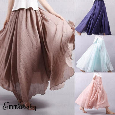 Women´s Linen Layered High Waist Dress New Fashion Loose Swing Party Beach Casual Skirt
Women´s Linen Layered High Waist Dress New Fashion Loose Swing Party Beach Casual Skirt