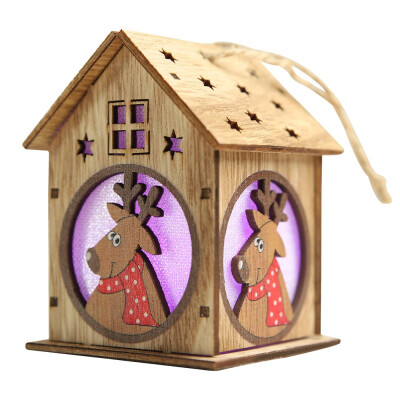 Christmas DIY Ornaments LED Light Wood House Christmas Tree Decorations For Home Hanging Ornaments Holiday Nice Xmas Gift
Christmas DIY Ornaments LED Light Wood House Christmas Tree Decorations For Home Hanging Ornaments Holiday Nice Xmas Gift