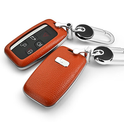 Leather Car Key Case For Land Rover Range Rover Evoque Freelander 2 Discovery 34 Jaguar XF Car Key Cover Shell Car Keychain
Leather Car Key Case For Land Rover Range Rover Evoque Freelander 2 Discovery 34 Jaguar XF Car Key Cover Shell Car Keychain