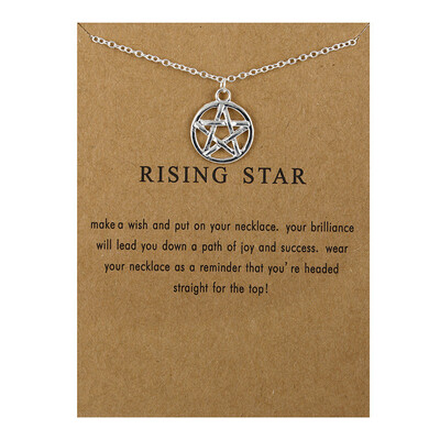 Fashion Jewelry New Arrived Rising Star Golden Circle Pentagram Alloy Clavicle Pendant Short Necklace For Women
Fashion Jewelry New Arrived Rising Star Golden Circle Pentagram Alloy Clavicle Pendant Short Necklace For Women