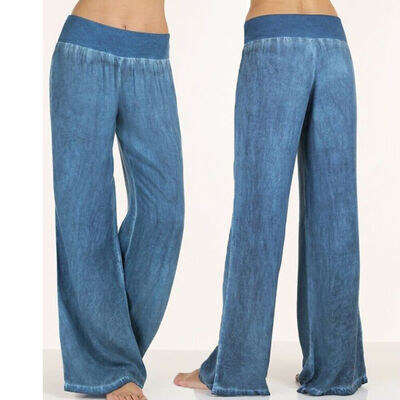 Womens Cotton Soft Yoga Lounge Sport Wide Leg Chino Linen Palazzo Casual Plain Loose Baggy Long Harem Pants Sweatpants Trousers
Womens Cotton Soft Yoga Lounge Sport Wide Leg Chino Linen Palazzo Casual Plain Loose Baggy Long Harem Pants Sweatpants Trousers