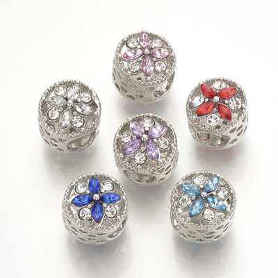 Alloy Rhinestone European Beads Large Hole Beads Column Platinum Mixed Color 125x11512mm Hole 5mm
Alloy Rhinestone European Beads Large Hole Beads Column Platinum Mixed Color 125x11512mm Hole 5mm