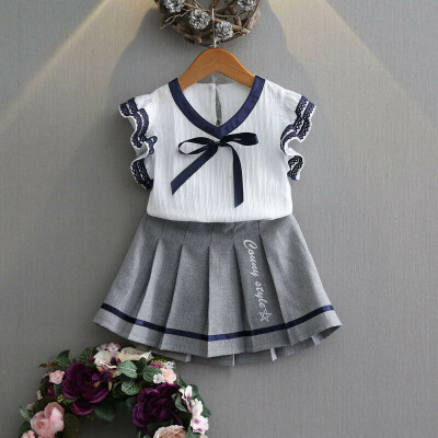 Kid Baby Girl Outfit Clothes Short Sleeve T-shirt Tops Short Skirt Dress 2PCS
Kid Baby Girl Outfit Clothes Short Sleeve T-shirt Tops Short Skirt Dress 2PCS
