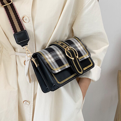Net red plaid small bag female bag 2019 new fashion wide shoulder strap shoulder bag wild insyang air Messenger bag
Net red plaid small bag female bag 2019 new fashion wide shoulder strap shoulder bag wild insyang air Messenger bag
