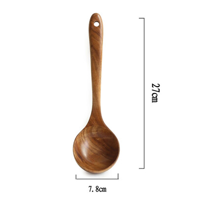 1 pcs Natural Acacia Wood Tableware Spoon Ladle Turner Cooking Spoons Scoop Kitchen Tool Long Rice Colander Soup Skimmer Set
1 pcs Natural Acacia Wood Tableware Spoon Ladle Turner Cooking Spoons Scoop Kitchen Tool Long Rice Colander Soup Skimmer Set