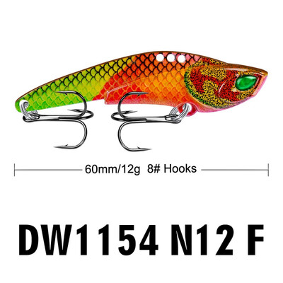 New Hot 6CM Metal VIB Lures 12g Vivid Vibrations Spoon Lure Spinner Fishing Bait Artificial Hard Bait 3D Eyes Fishing Lures
New Hot 6CM Metal VIB Lures 12g Vivid Vibrations Spoon Lure Spinner Fishing Bait Artificial Hard Bait 3D Eyes Fishing Lures