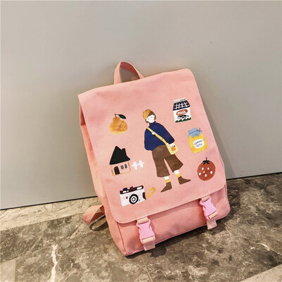 Ins wind bag female college students Korean high school girl Japanese canvas junior high school backpack backpack backpack
Ins wind bag female college students Korean high school girl Japanese canvas junior high school backpack backpack backpack