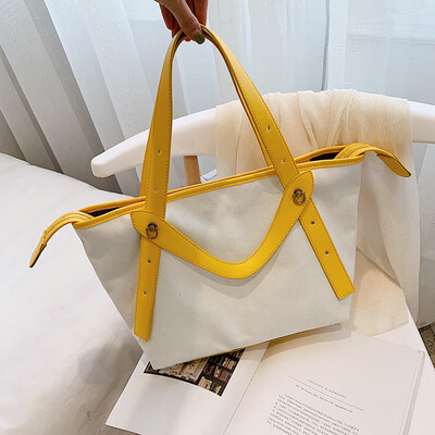 Summer new bag female 2019 new Korean version of fashion casual large capacity wild shoulder bag canvas tote bag
Summer new bag female 2019 new Korean version of fashion casual large capacity wild shoulder bag canvas tote bag