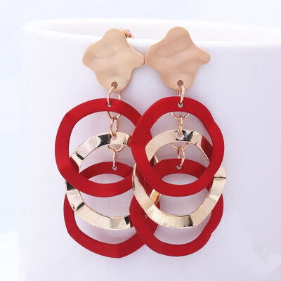 EK608 Geometric Metal Spray Heart Flower Leaf Waterdrop Earrings for Women Statement Trendy Jewelry Brincos Party Pendientes
EK608 Geometric Metal Spray Heart Flower Leaf Waterdrop Earrings for Women Statement Trendy Jewelry Brincos Party Pendientes