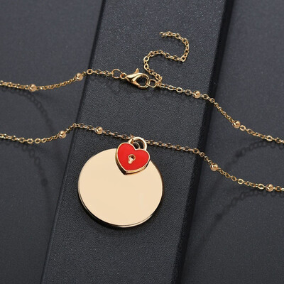 Simple Ladies Round Pendant Necklace OL Style High Quality European And American Personality Charm Wedding Party Fashion Jewelry
Simple Ladies Round Pendant Necklace OL Style High Quality European And American Personality Charm Wedding Party Fashion Jewelry