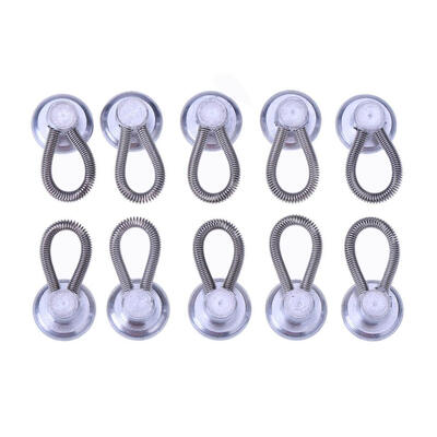 10pcs DIY Collar Extension Button Jeans Lengthen Buckle Accessories