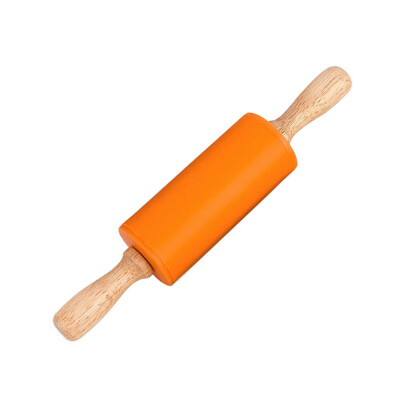 Gobestart Wooden Handle Silicone Rollers Rolling Pin Kid Kitchen Cooking Baking Tool
Gobestart Wooden Handle Silicone Rollers Rolling Pin Kid Kitchen Cooking Baking Tool