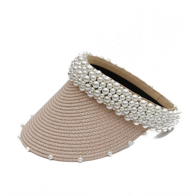 spring&summer new hat womens summer knitted sun-shading cap hand-made pearl empty top straw hat travel beach cap
spring&summer new hat womens summer knitted sun-shading cap hand-made pearl empty top straw hat travel beach cap