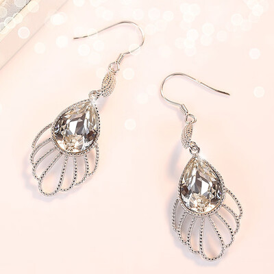 925 sterling silver earrings female exaggerated earrings simple earrings atmospheric ear hook
925 sterling silver earrings female exaggerated earrings simple earrings atmospheric ear hook