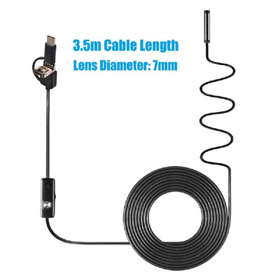 3-in-1 Industrial Endoscope Borescope Inspection Camera Built-in 6 LEDs IP67 Waterproof USB Type-C Endoscope for Android Smartphon
3-in-1 Industrial Endoscope Borescope Inspection Camera Built-in 6 LEDs IP67 Waterproof USB Type-C Endoscope for Android Smartphon