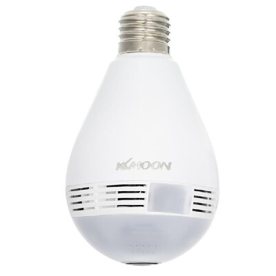 KKmoon Wireless 1080PH10721072 Mini Panoramic Fish Eye WIFI 360 Degree Camera LED Light Bulb IP Camera IR Lamp Night Vision IR
KKmoon Wireless 1080PH10721072 Mini Panoramic Fish Eye WIFI 360 Degree Camera LED Light Bulb IP Camera IR Lamp Night Vision IR