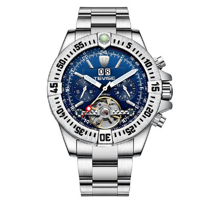 TEVISE Men Automatic Mechanical Watch Multi-Functional Business Calendar Watch Luminous Hands Waterproof Wrist Watch
TEVISE Men Automatic Mechanical Watch Multi-Functional Business Calendar Watch Luminous Hands Waterproof Wrist Watch