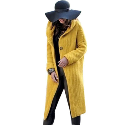 Plus Size Women Winter Coat New Simple Style Single-breasted Long Cardigan Fashion Casual Female Warm Solid Hooded Coat -3XL
Plus Size Women Winter Coat New Simple Style Single-breasted Long Cardigan Fashion Casual Female Warm Solid Hooded Coat -3XL