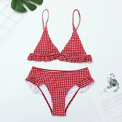 Roseonmyhand Womens Ruffle Plaid Bikini Set Push Up Swimsuit Bathing Suit Beach Wear
Roseonmyhand Womens Ruffle Plaid Bikini Set Push Up Swimsuit Bathing Suit Beach Wear
