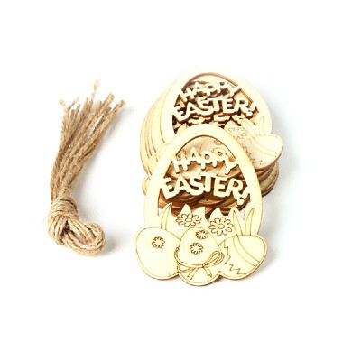 10pcs Wooden Easter Eggs Hanging Ornaments Pendant Crafts with Rope DIY Wood Egg Slices for Home Party Decorations
10pcs Wooden Easter Eggs Hanging Ornaments Pendant Crafts with Rope DIY Wood Egg Slices for Home Party Decorations