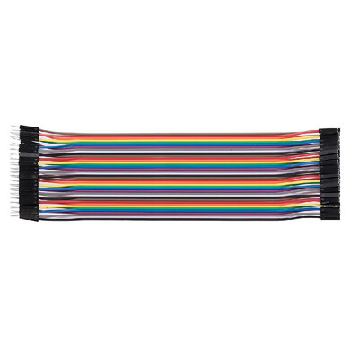 Breadboard Jumper Wires Male to Female Dupont Cable for Arduino Multicolored Ribbon Cables 40Pin 20cm
Breadboard Jumper Wires Male to Female Dupont Cable for Arduino Multicolored Ribbon Cables 40Pin 20cm