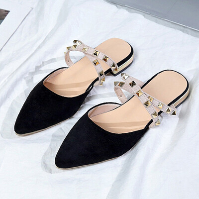Slippers women fall 2019 new Korean fashion wear flat-bottomed half slippers Joker flat heel Baotou muller shoes
Slippers women fall 2019 new Korean fashion wear flat-bottomed half slippers Joker flat heel Baotou muller shoes